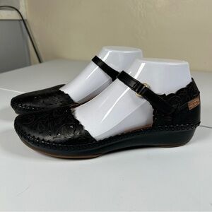 PIKOLINOS Vallarta Black Women's Semi-Open with Hook-and-loop Size 7.5-8 (EU 38)